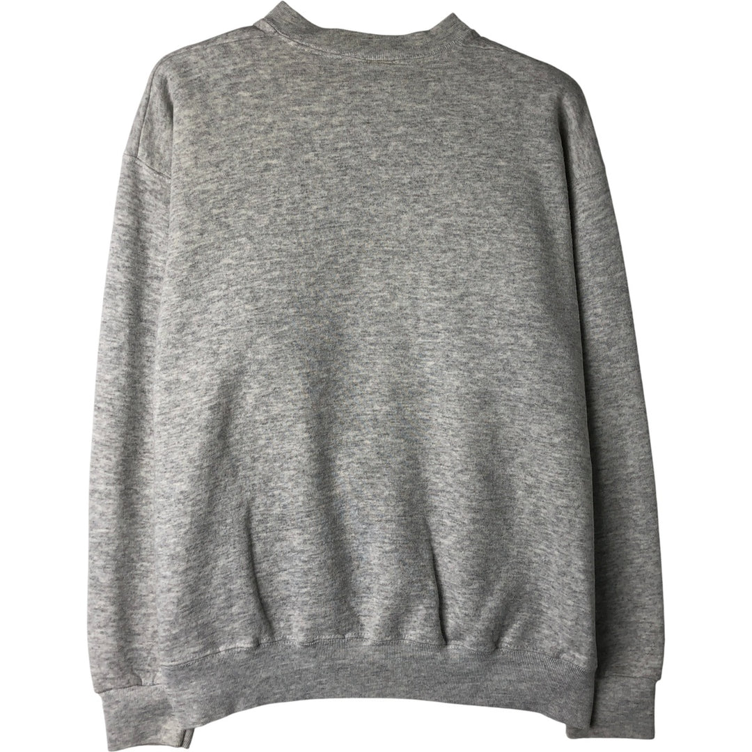 Vintage 1980'S Tultex Advertising Sweatshirt, Made in USA, Men's Size L cotton gray type Vintage Second Hand