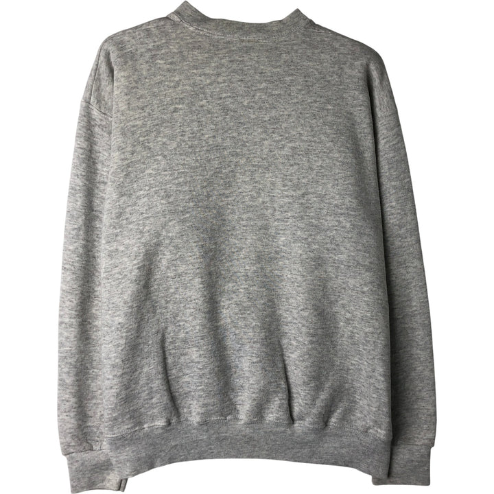 Vintage 1980'S Tultex Advertising Sweatshirt, Made in USA, Men's Size L cotton gray type Vintage Second Hand