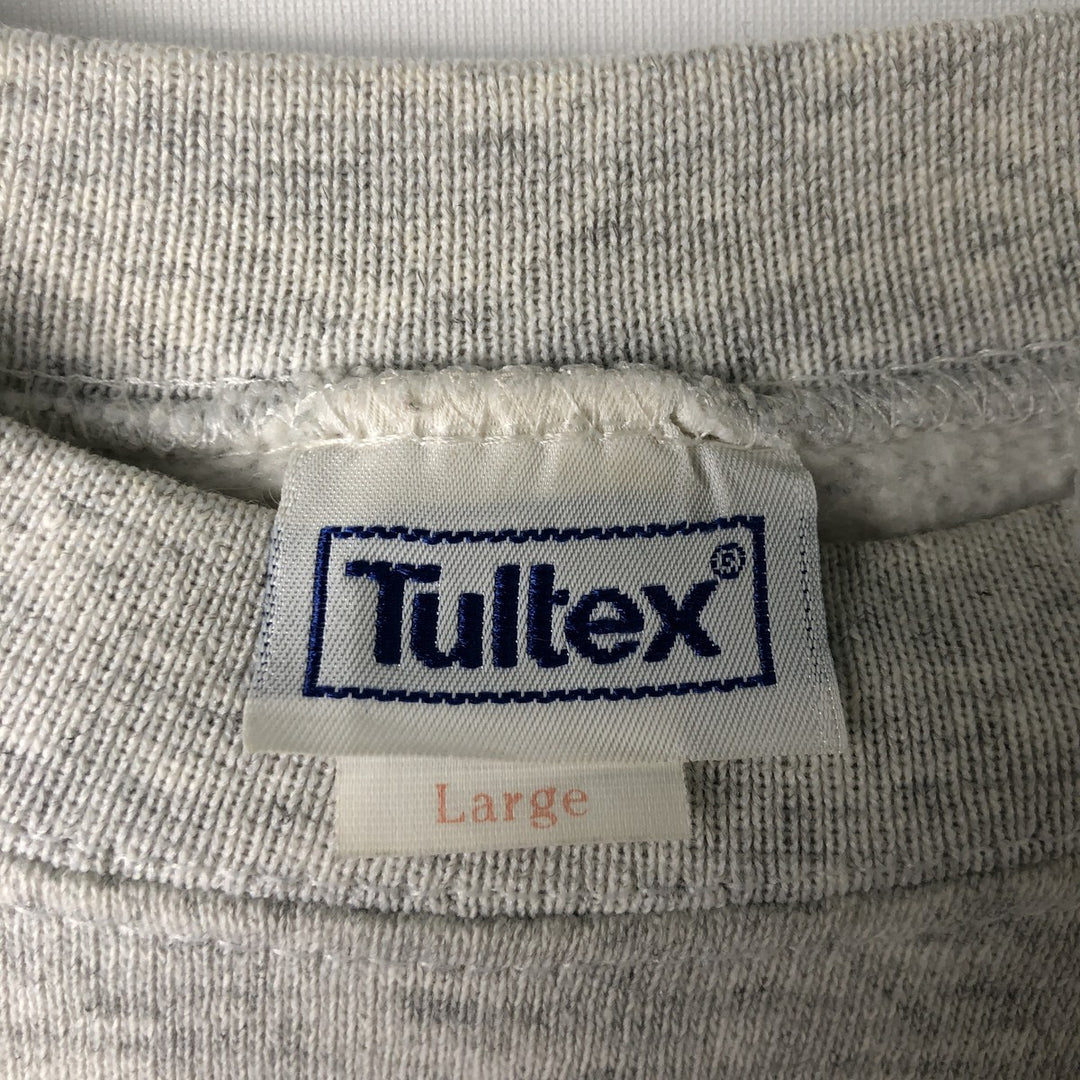 Vintage 1980'S Tultex Advertising Sweatshirt, Made in USA, Men's Size L cotton gray type Vintage Second Hand