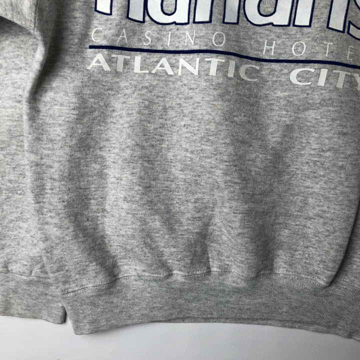 Vintage 1980'S Tultex Advertising Sweatshirt, Made in USA, Men's Size L cotton gray type Vintage Second Hand