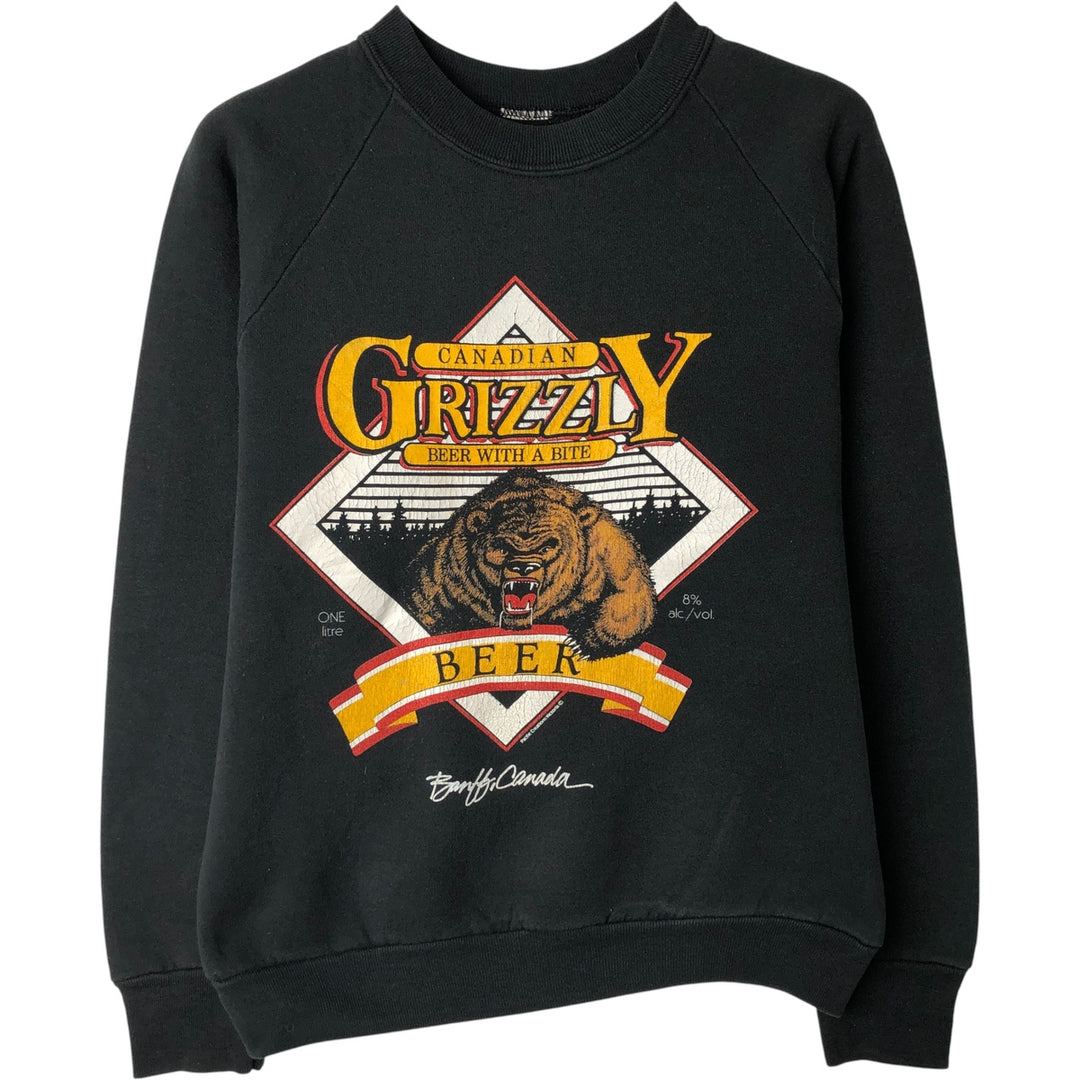 Vintage 90'S Advertising sweatshirt, size S, men's unclear black type Vintage Second Hand