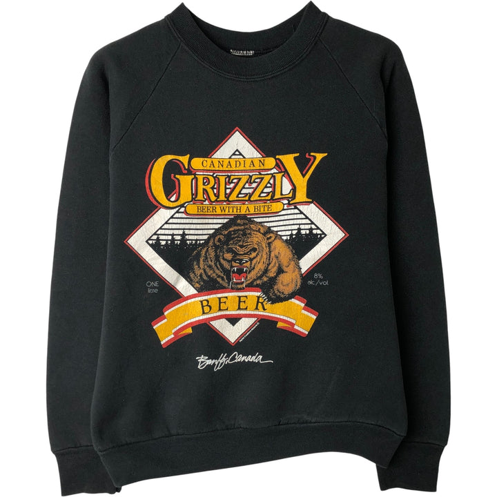 Vintage 90'S Advertising sweatshirt, size S, men's unclear black type Vintage Second Hand