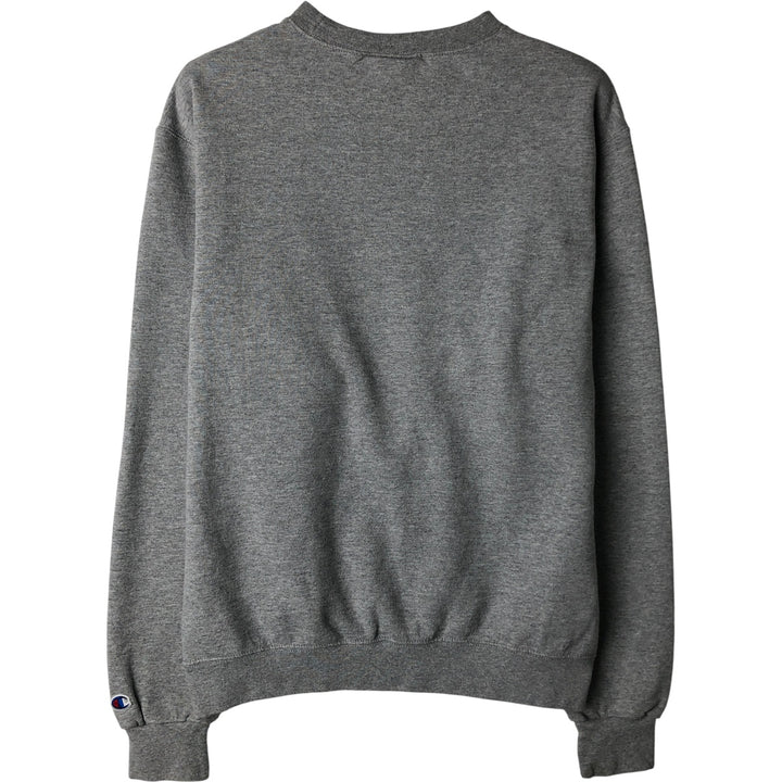 Champion Authentic Athletics Wear College Sweatshirt, Men's Size Medium cotton gray type Vintage Second Hand