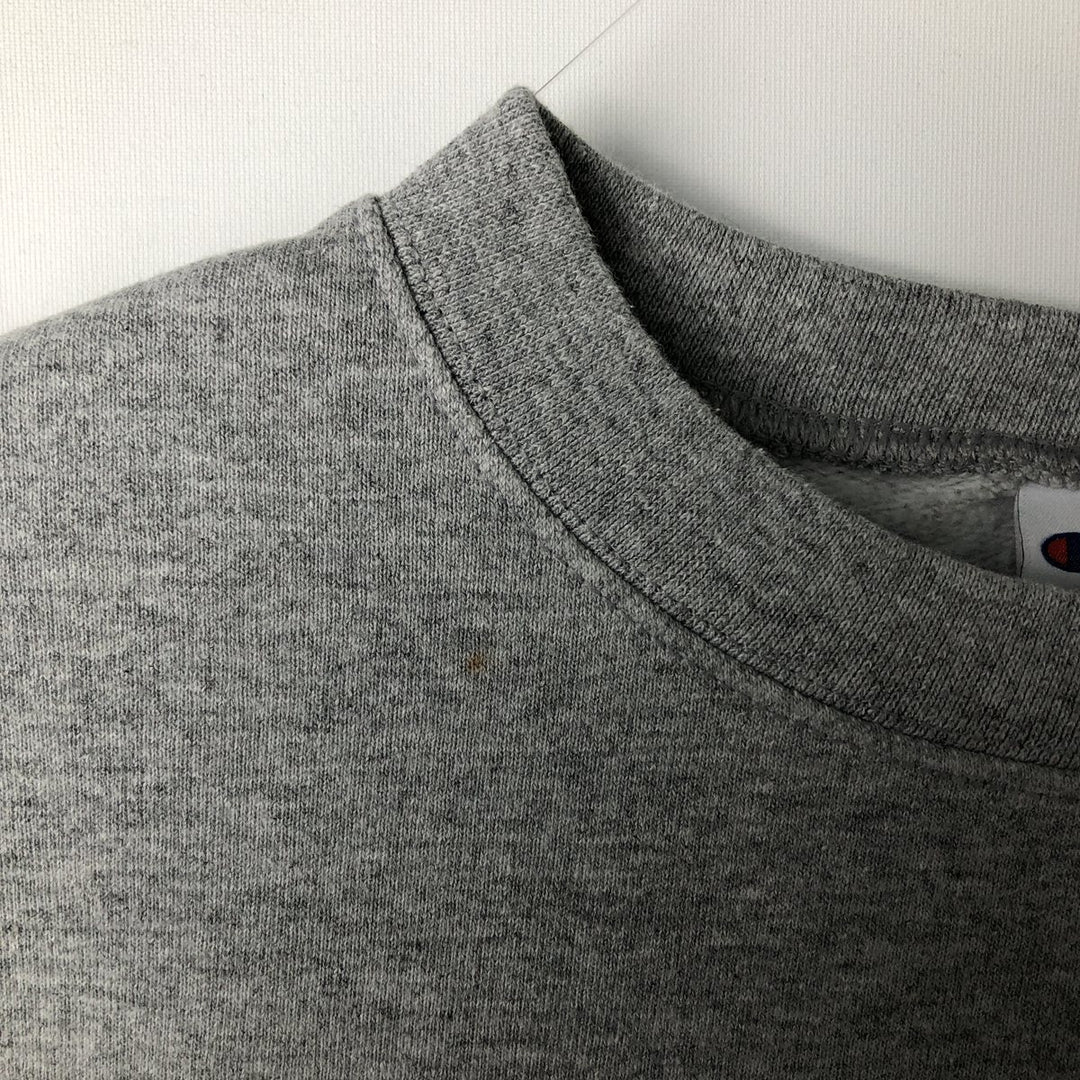 Champion Authentic Athletics Wear College Sweatshirt, Men's Size Medium cotton gray type Vintage Second Hand