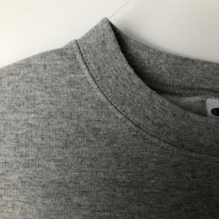Champion Authentic Athletics Wear College Sweatshirt, Men's Size Medium cotton gray type Vintage Second Hand