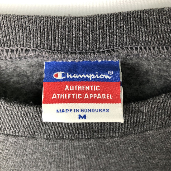 2000'S Champion Authentic Athletic Apparel Sweatshirt, Men's Size M cotton gray type Vintage Second Hand