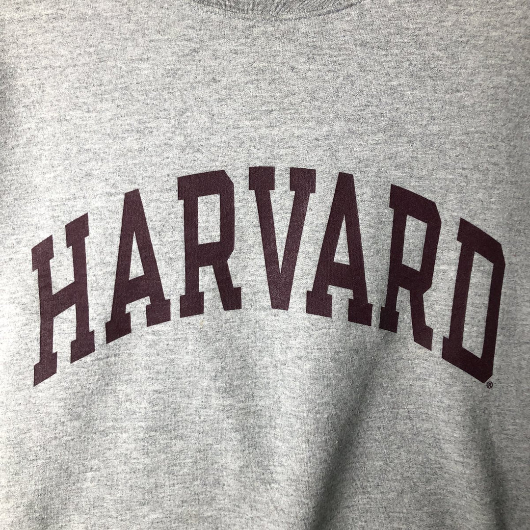 2000'S Champion Authentic Athletic Apparel Harvard University College Sweatshirt, Men's Size L cotton gray type Vintage Second Hand