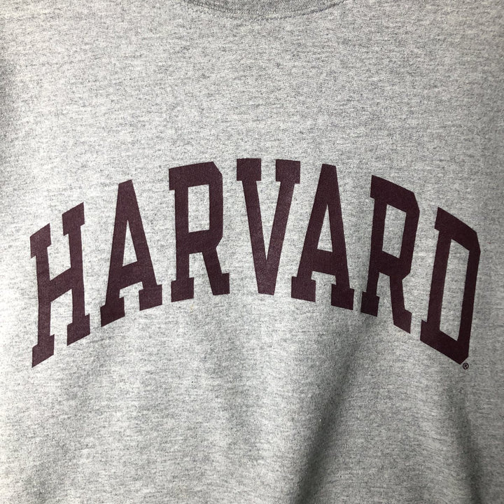 2000'S Champion Authentic Athletic Apparel Harvard University College Sweatshirt, Men's Size L cotton gray type Vintage Second Hand