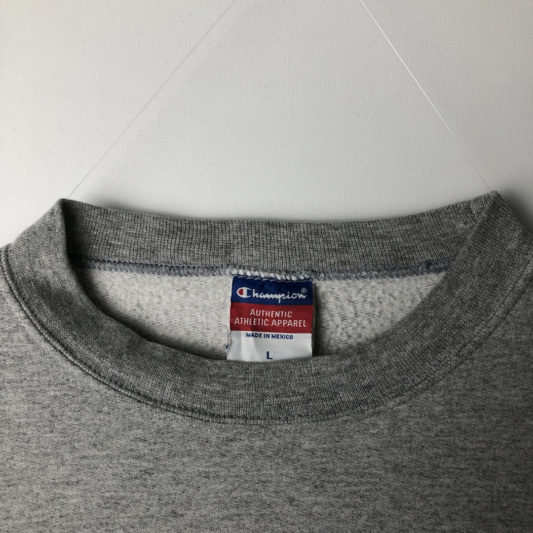 2000'S Champion Authentic Athletic Apparel Harvard University College Sweatshirt, Men's Size L cotton gray type Vintage Second Hand