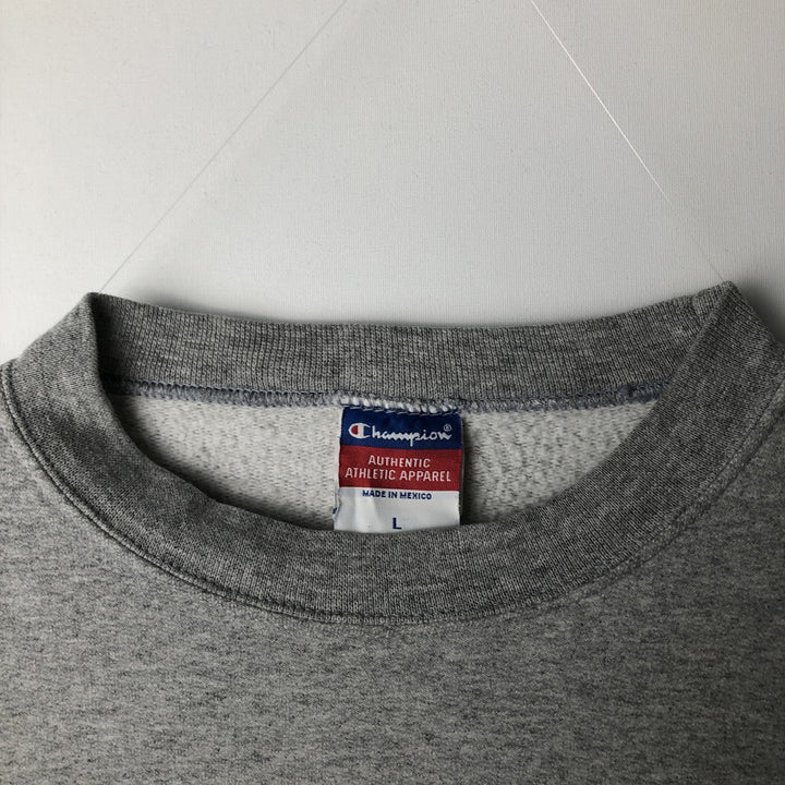 2000'S Champion Authentic Athletic Apparel Harvard University College Sweatshirt, Men's Size L cotton gray type Vintage Second Hand
