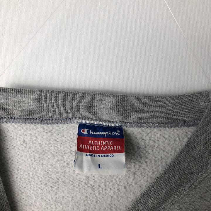 2000'S Champion Authentic Athletic Apparel Harvard University College Sweatshirt, Men's Size L cotton gray type Vintage Second Hand