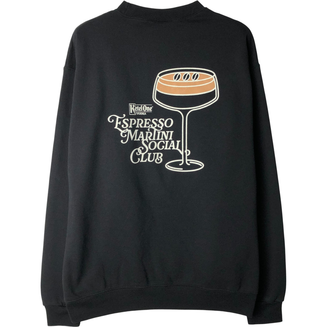 Champion Authentic Athletics Wear Advertising Ketel One Vodka Sweatshirt, Men's XL cotton black type Vintage Second Hand