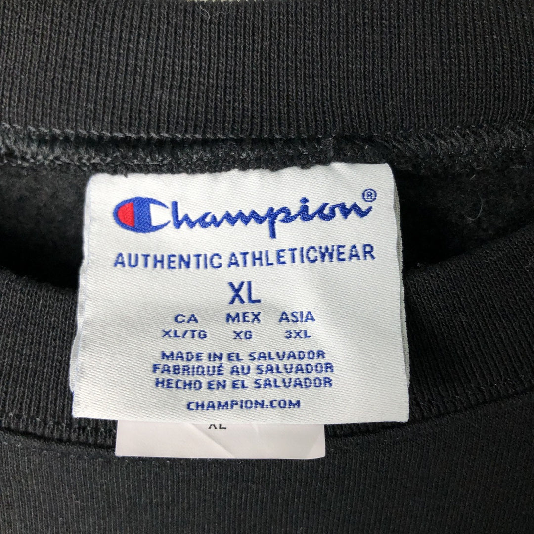 Champion Authentic Athletics Wear Advertising Ketel One Vodka Sweatshirt, Men's XL cotton black type Vintage Second Hand