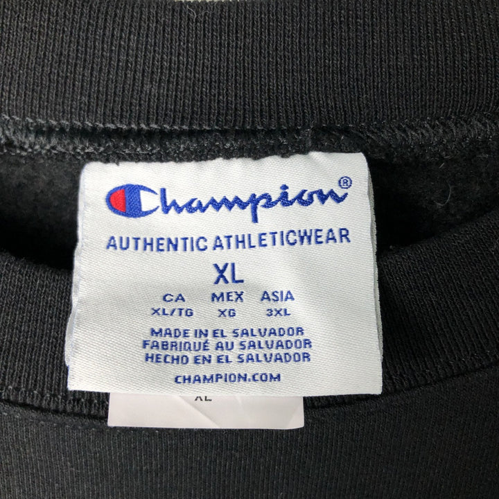 Champion Authentic Athletics Wear Advertising Ketel One Vodka Sweatshirt, Men's XL cotton black type Vintage Second Hand