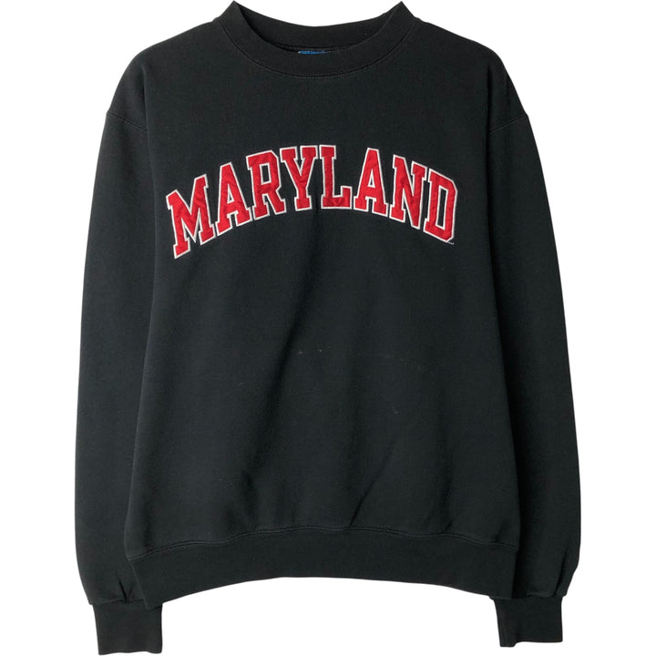 2000'S Champion ECO FLEECE College Sweatshirt, Men's Size M unclear black type Vintage Second Hand