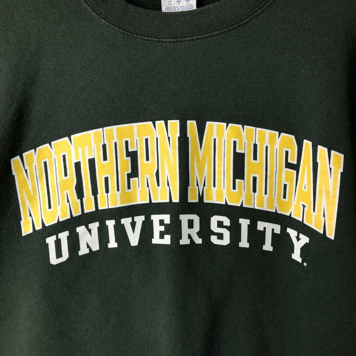 Champion College Sweatshirt, Men's Size L cotton Green type dark green Vintage Second Hand