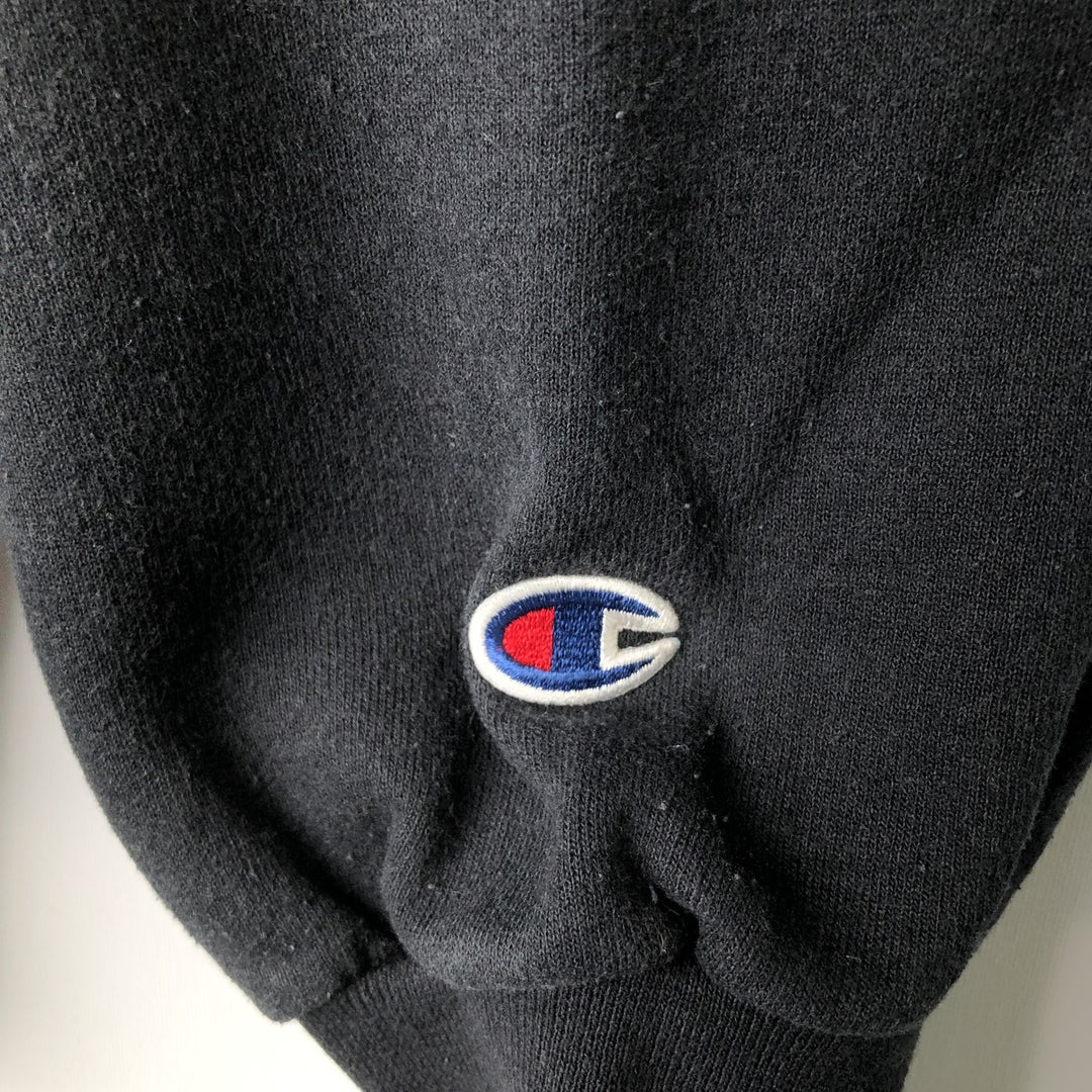 2000'S Champion Authentic Athletic Apparel Print Sweatshirt, Men's Size L cotton black type Vintage Second Hand