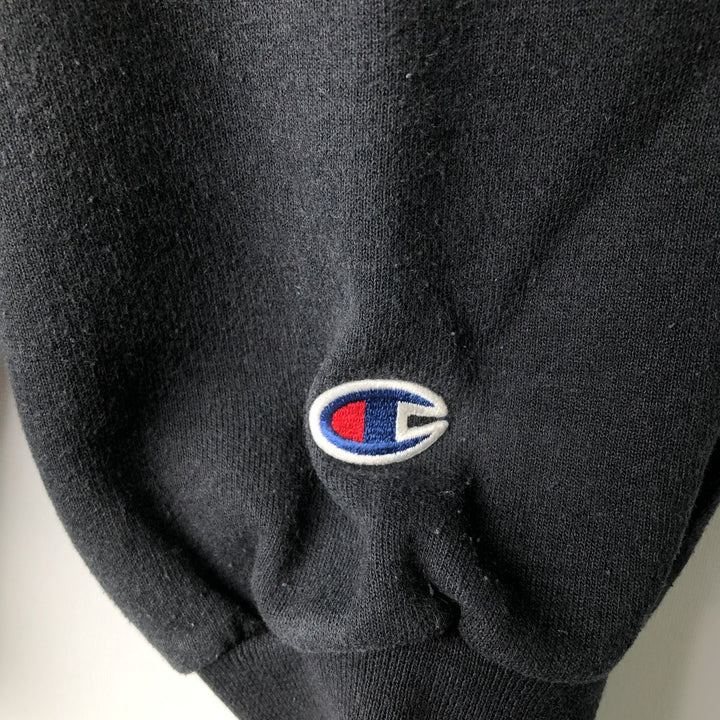 2000'S Champion Authentic Athletic Apparel Print Sweatshirt, Men's Size L cotton black type Vintage Second Hand