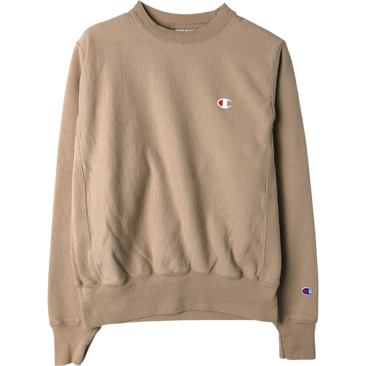 Champion REVERSE WEAVE Reverse Weave One Point Logo Sweatshirt Trainer Men's S unclear Beige type Vintage Second Hand