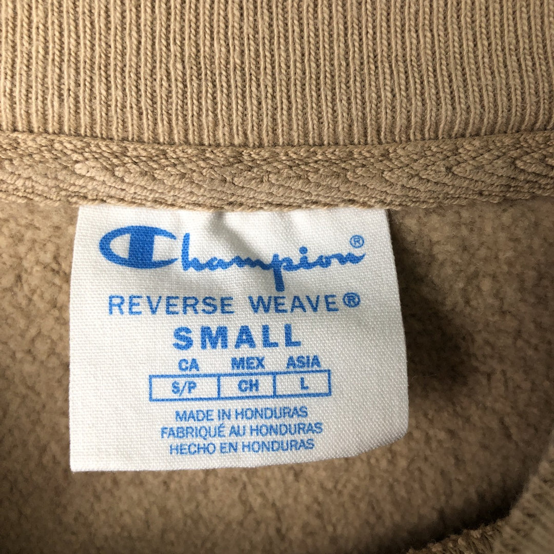 Champion REVERSE WEAVE Reverse Weave One Point Logo Sweatshirt Trainer Men's S unclear Beige type Vintage Second Hand