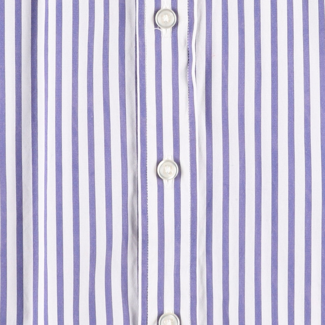 Ralph Lauren RALPH LAUREN SPORT long-sleeved cotton striped shirt, women's size M cotton white type Vintage Second Hand