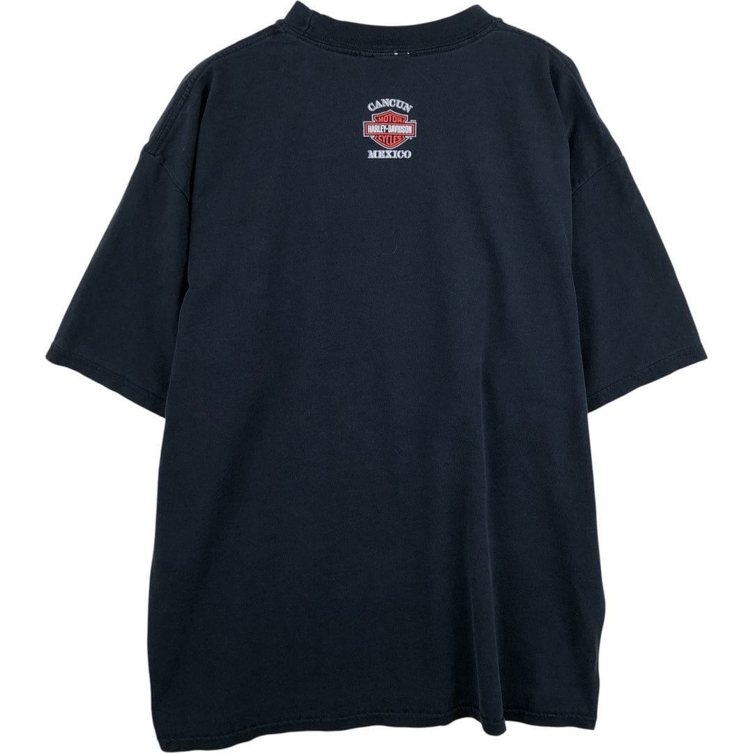 Harley-Davidson Motorcycle Bike T-shirt, Men's XL size cotton black type Vintage Second Hand
