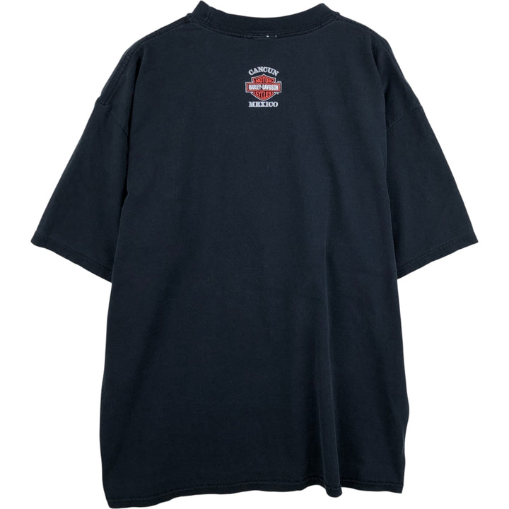 Harley-Davidson Motorcycle Bike T-shirt, Men's XL size cotton black type Vintage Second Hand