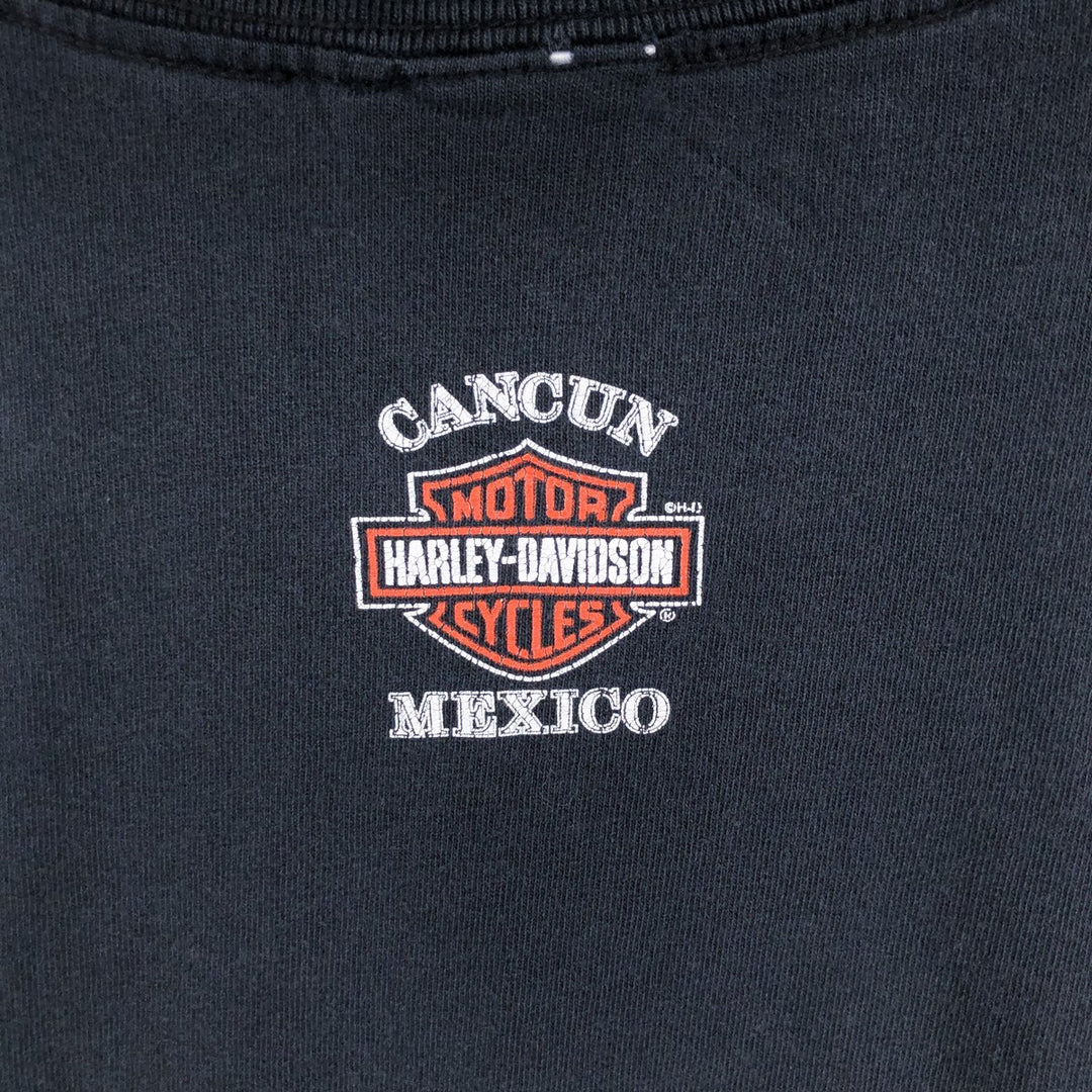 Harley-Davidson Motorcycle Bike T-shirt, Men's XL size cotton black type Vintage Second Hand