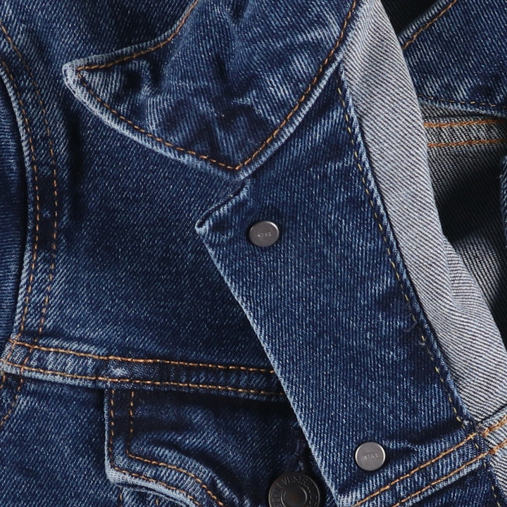 Levi's denim jacket, denim jacket, men's size L cotton blue type Vintage Second Hand