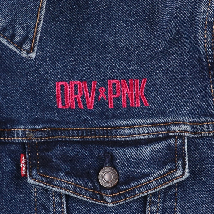 Levi's denim jacket, denim jacket, men's size L cotton blue type Vintage Second Hand