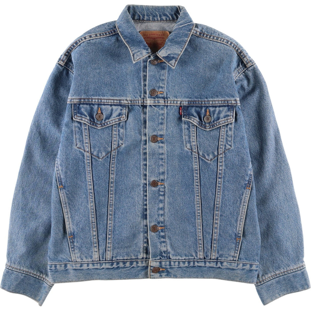 00'S Levi's denim jacket, denim jacket, men's size L cotton blue type Vintage Second Hand