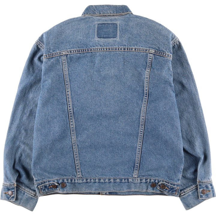 00'S Levi's denim jacket, denim jacket, men's size L cotton blue type Vintage Second Hand