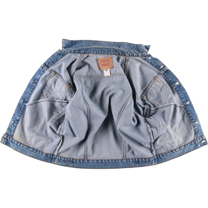 00'S Levi's denim jacket, denim jacket, men's size L cotton blue type Vintage Second Hand
