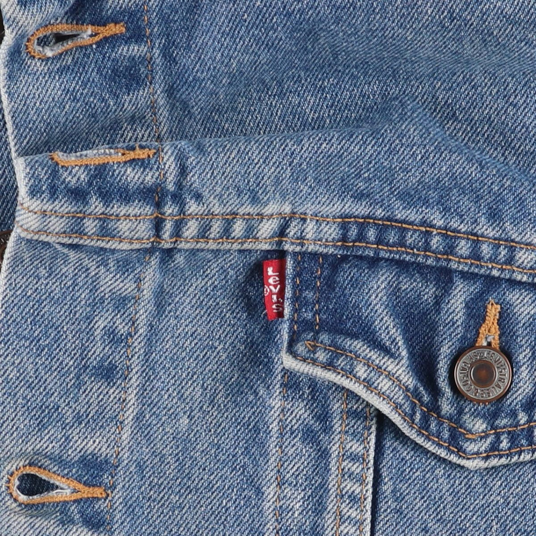00'S Levi's denim jacket, denim jacket, men's size L cotton blue type Vintage Second Hand