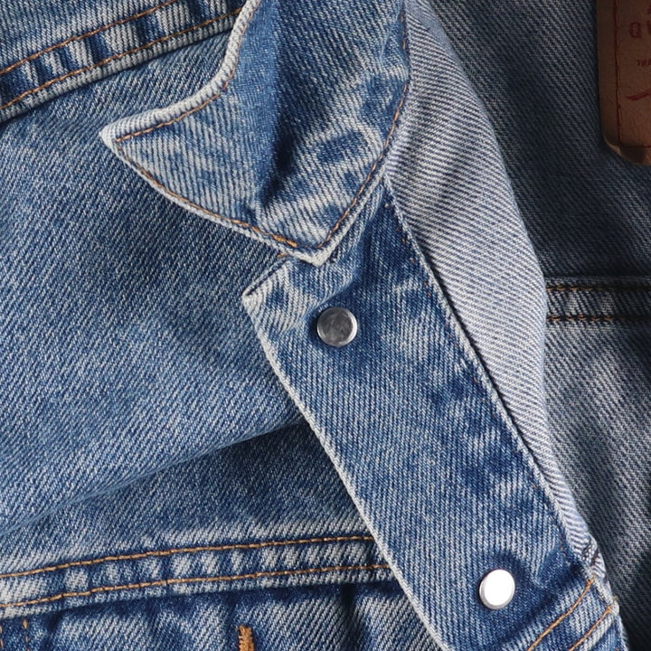 00'S Levi's denim jacket, denim jacket, men's size L cotton blue type Vintage Second Hand