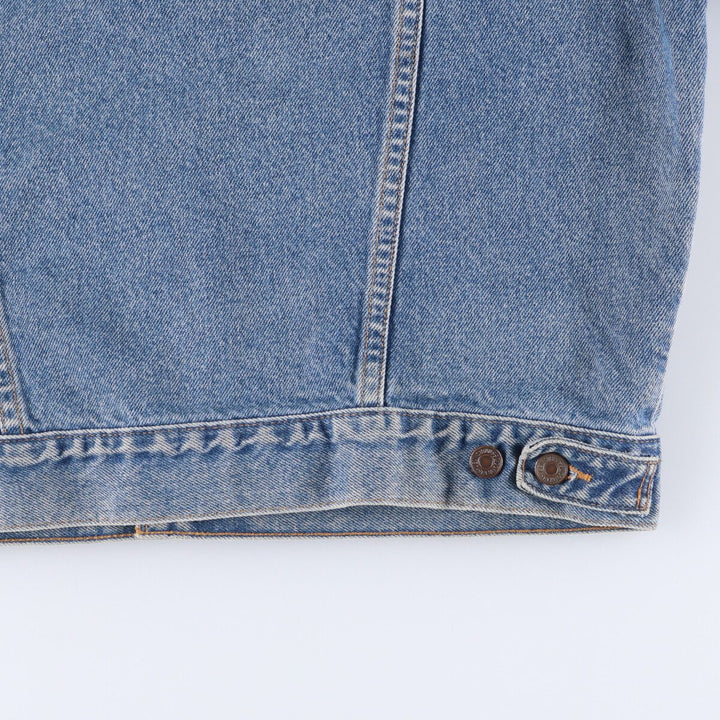 00'S Levi's denim jacket, denim jacket, men's size L cotton blue type Vintage Second Hand