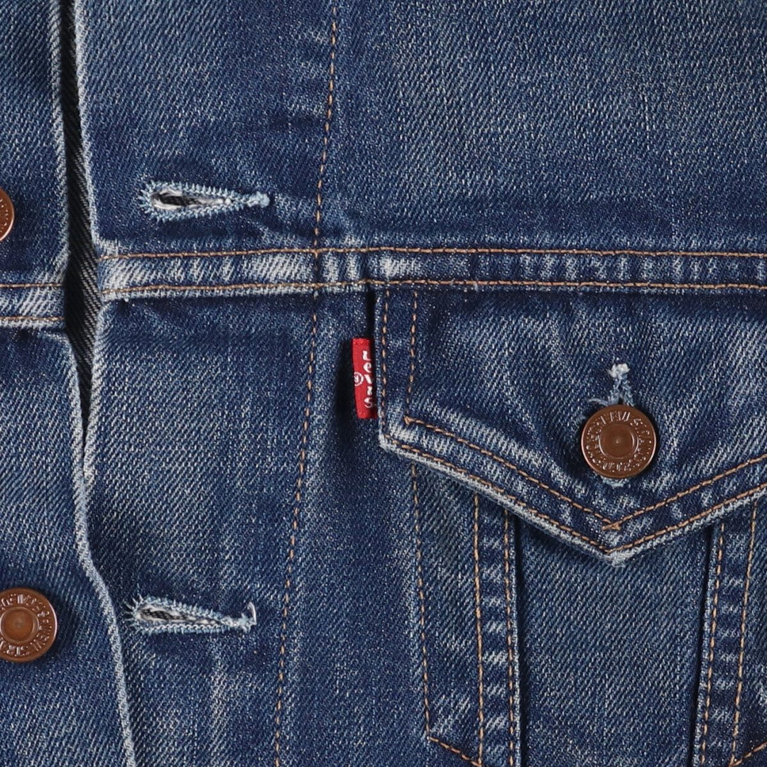 2000'S Levi's 70590 Euro Model Denim Jacket, Women's Size Medium cotton blue type Vintage Second Hand