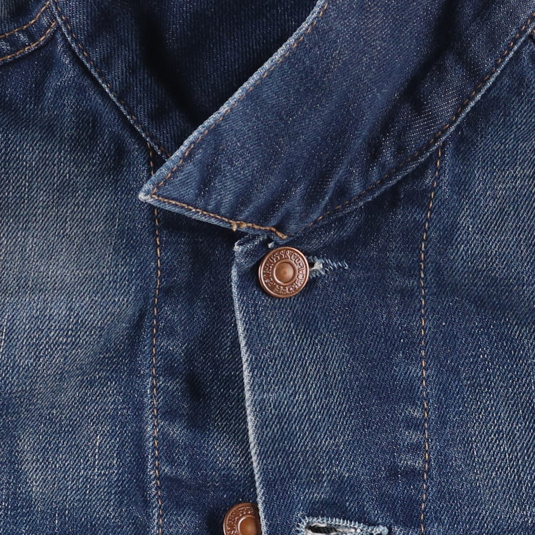 2000'S Levi's 70590 Euro Model Denim Jacket, Women's Size Medium cotton blue type Vintage Second Hand