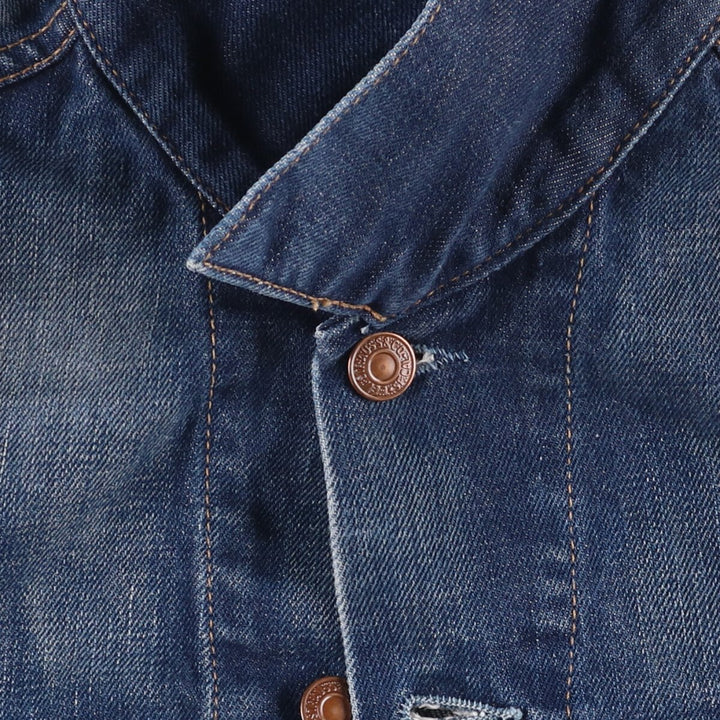 2000'S Levi's 70590 Euro Model Denim Jacket, Women's Size Medium cotton blue type Vintage Second Hand