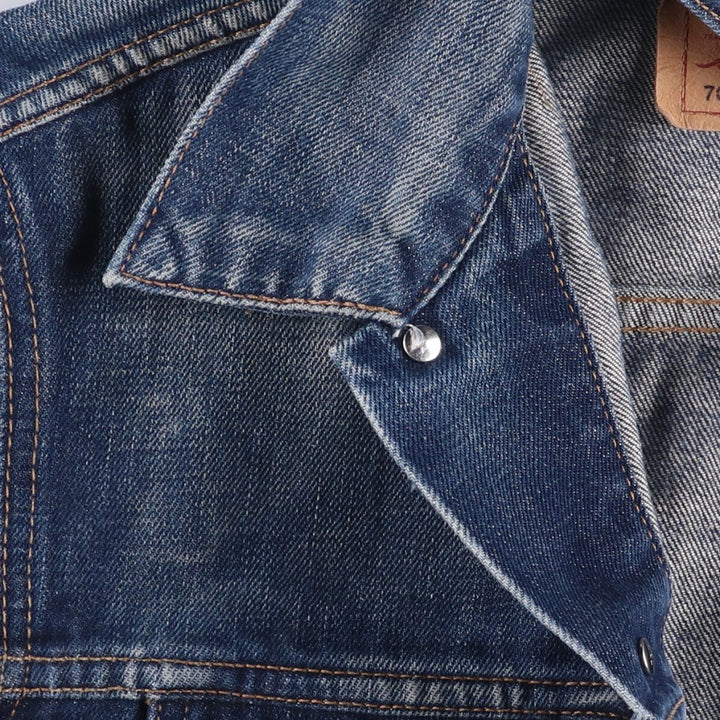 2000'S Levi's 70590 Euro Model Denim Jacket, Women's Size Medium cotton blue type Vintage Second Hand