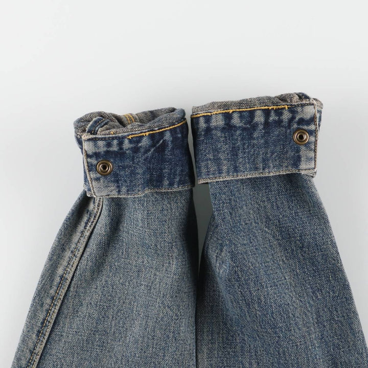 CATERPILLAR denim jacket, denim jacket, women's size M cotton blue type Vintage Second Hand