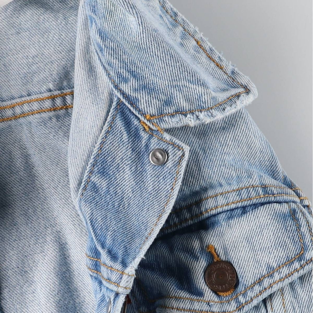 Levi's denim jacket, denim jacket, women's size L cotton blue type Vintage Second Hand