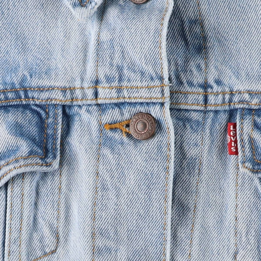 Levi's denim jacket, denim jacket, women's size L cotton blue type Vintage Second Hand