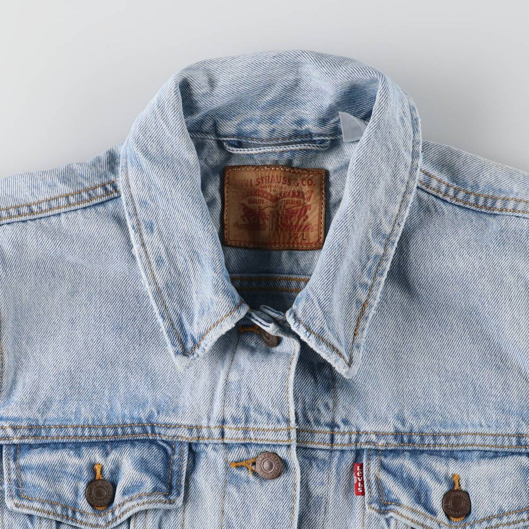 Levi's denim jacket, denim jacket, women's size L cotton blue type Vintage Second Hand