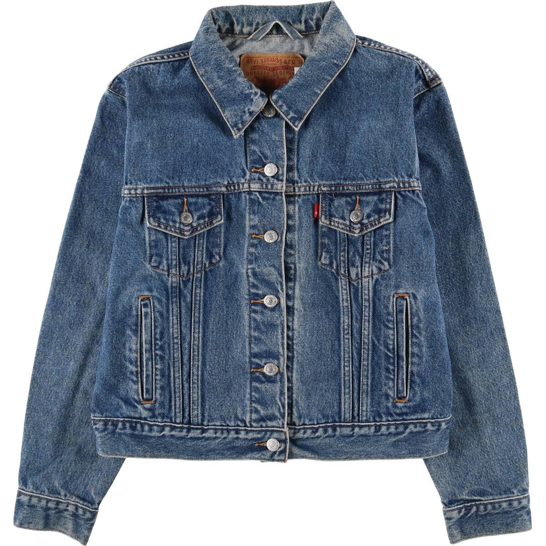 00'S Levi's 77715-4837 denim jacket, denim jacket, women's size M cotton blue type Vintage Second Hand