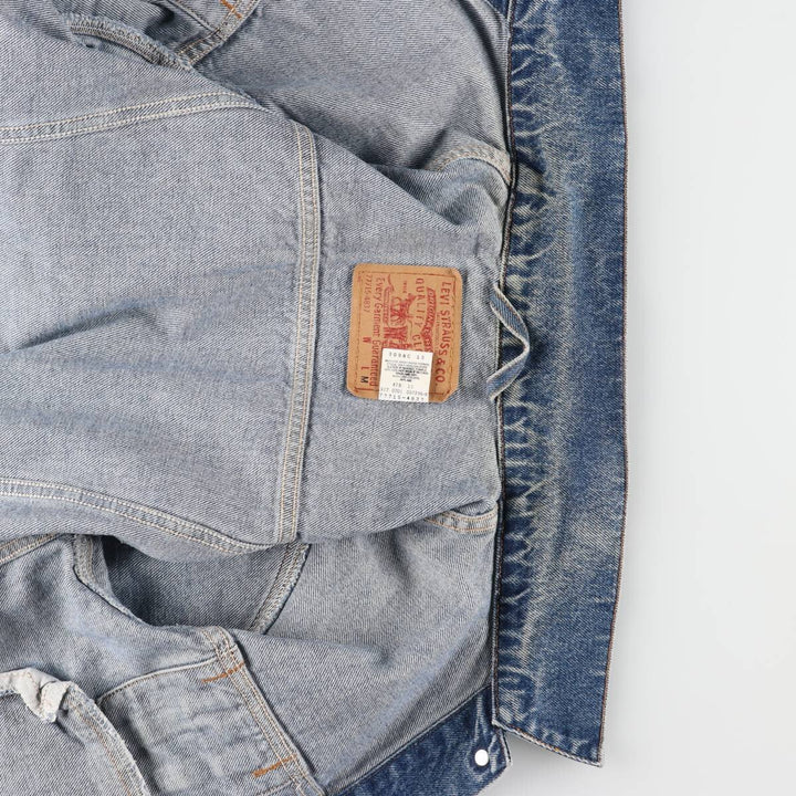 00'S Levi's 77715-4837 denim jacket, denim jacket, women's size M cotton blue type Vintage Second Hand