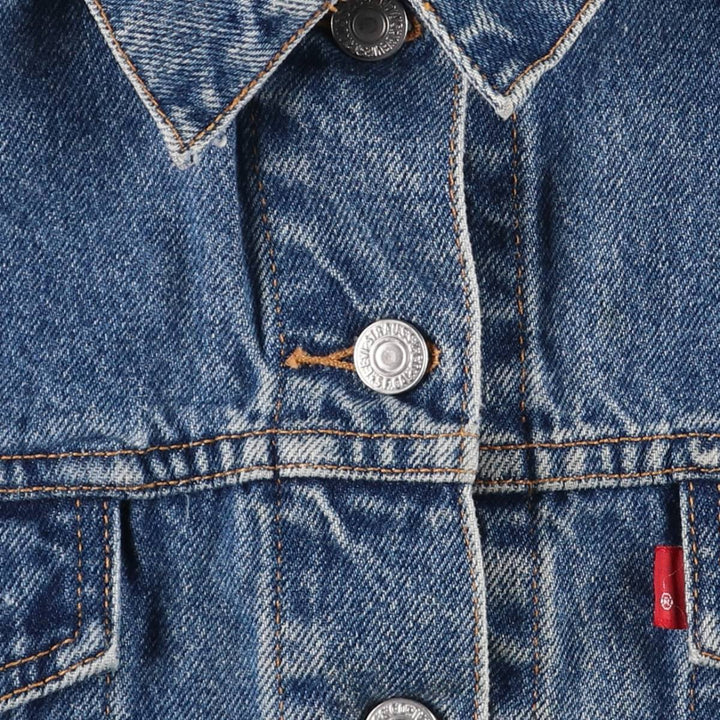 00'S Levi's 77715-4837 denim jacket, denim jacket, women's size M cotton blue type Vintage Second Hand