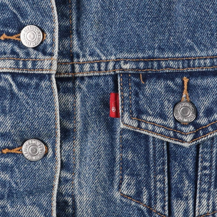 00'S Levi's 77715-4837 denim jacket, denim jacket, women's size M cotton blue type Vintage Second Hand