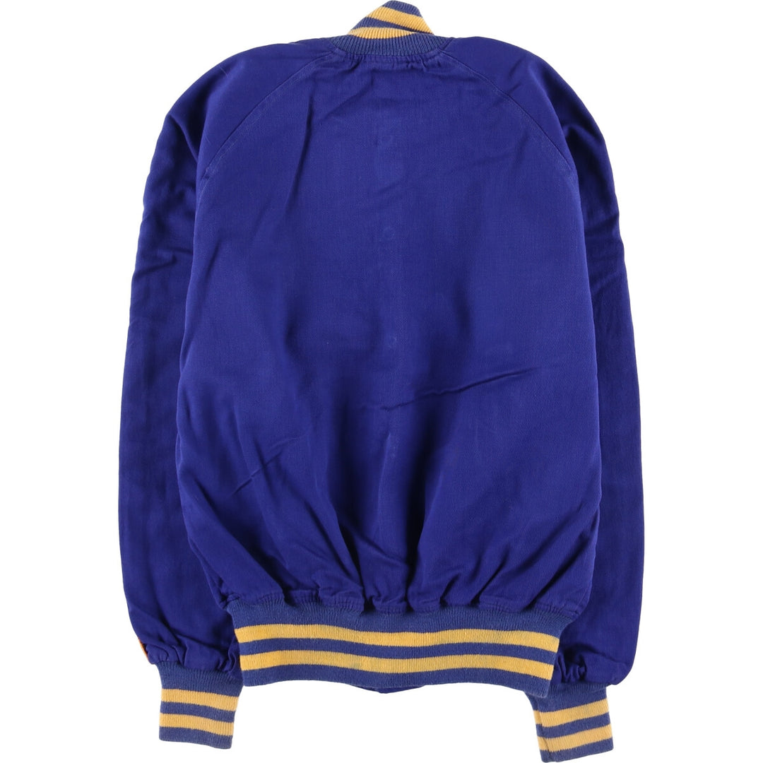 60'S EMPIRE Stadium Jacket Award Jacket Varsity Jacket Men's S Size Vintage unclear Navy blue Vintage Second Hand