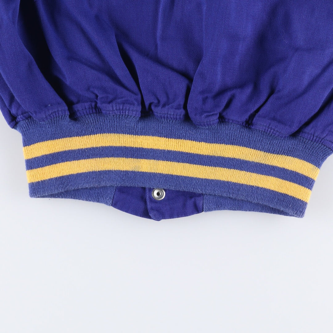 60'S EMPIRE Stadium Jacket Award Jacket Varsity Jacket Men's S Size Vintage unclear Navy blue Vintage Second Hand